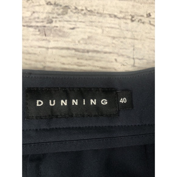 DUNNING Men's Golf Shorts Dark Blue Size 40 Athletic Travel Spring - Picture 3 of 10